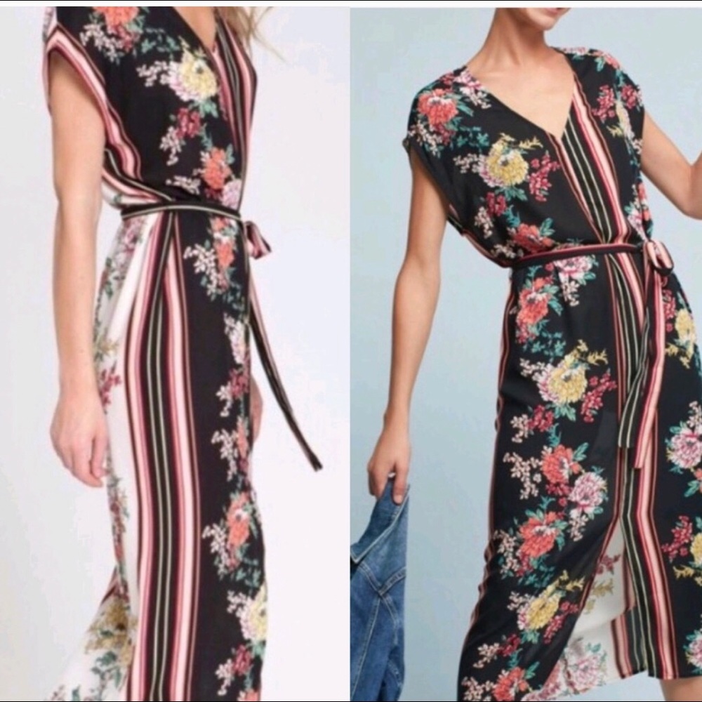 Sold Anthropologie dRA floral dress